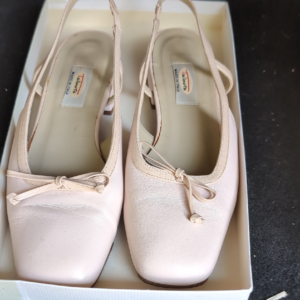 Talbots Pink Flats Classic Design